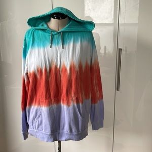 COVER GIRL Hoodie Color- Orange/Lilac/ White/ Turquoise Size- XXXL NWT